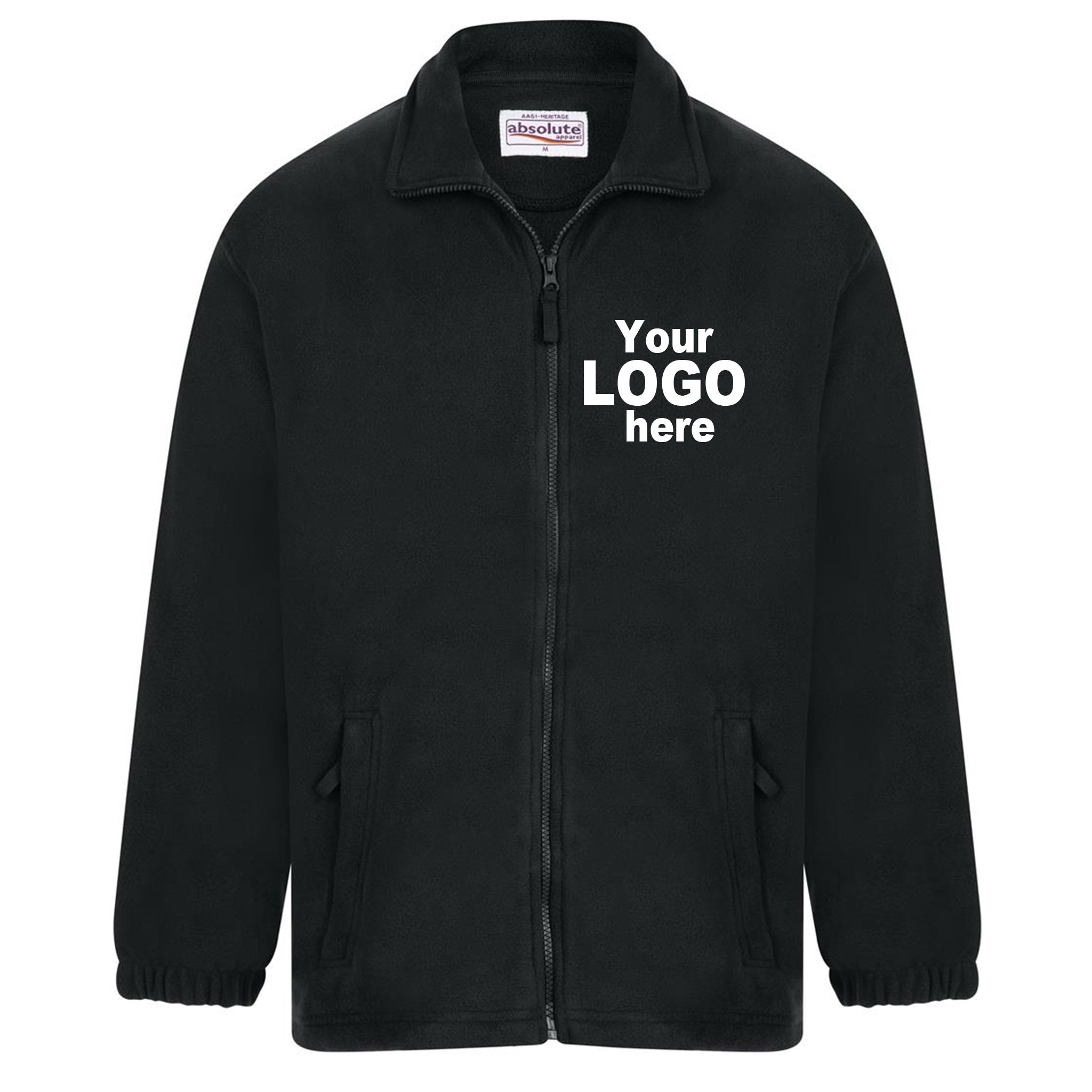Custom Embroidered Full Zip Fleece