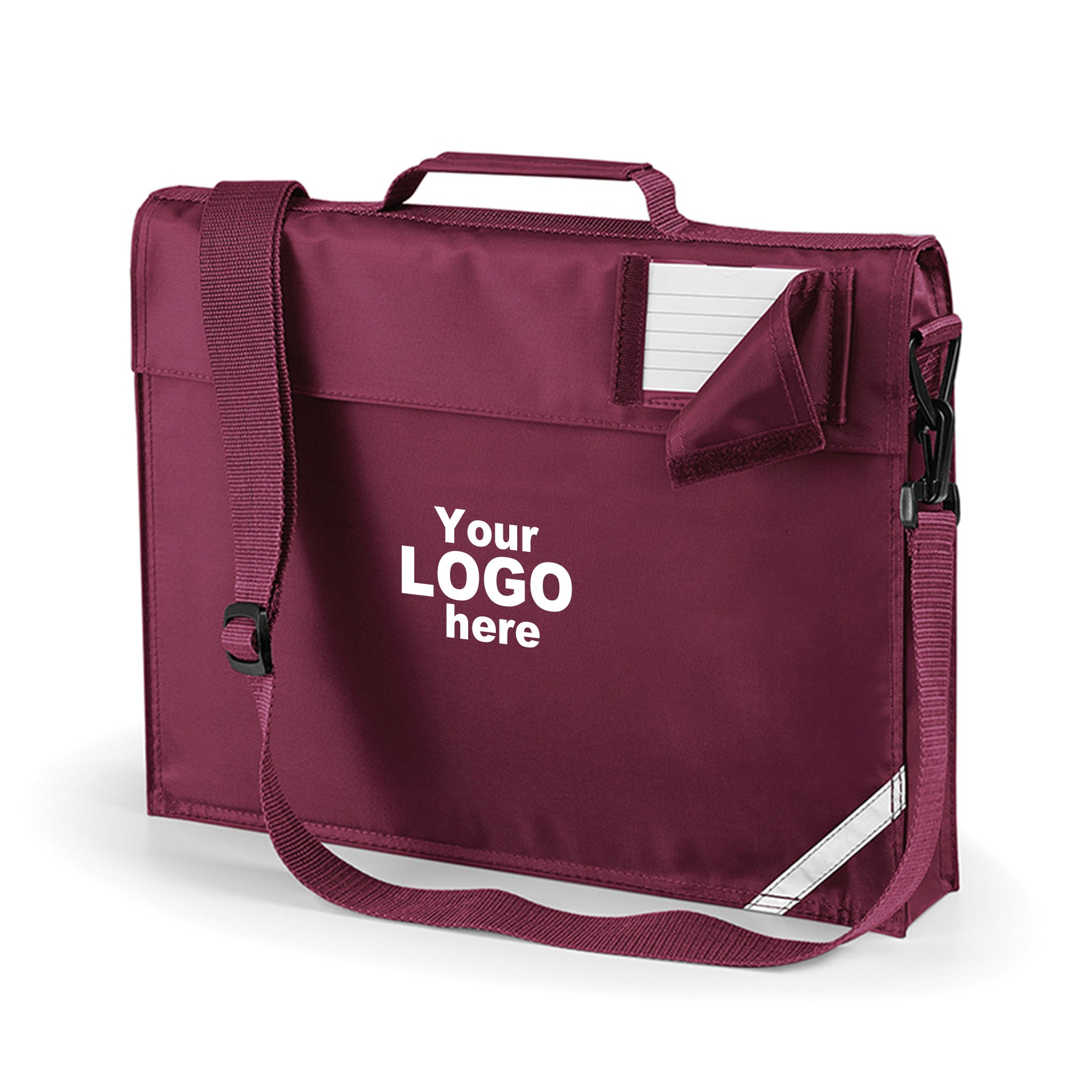 Custom Printed Book Bag with Strap