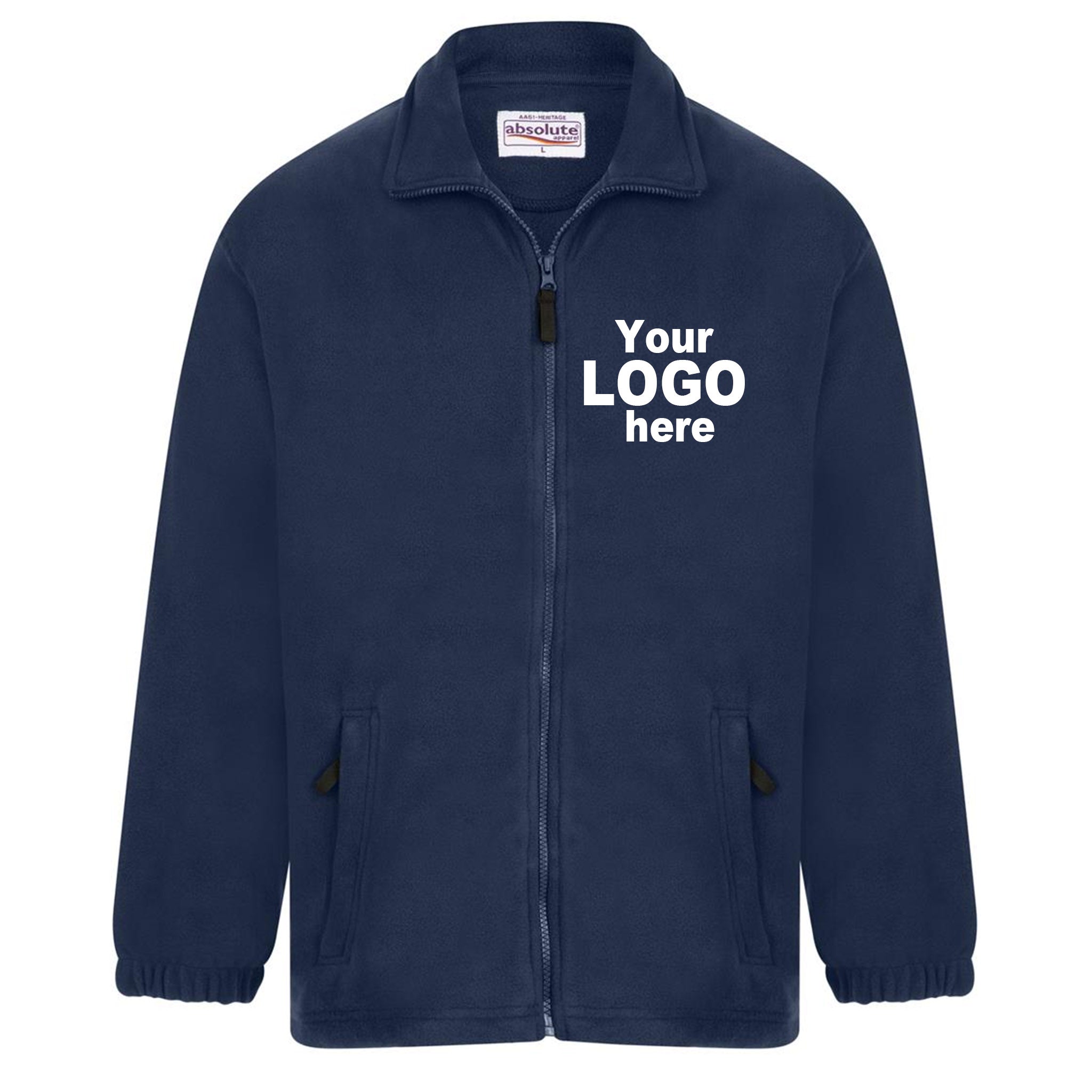 Custom Embroidered Full Zip Fleece