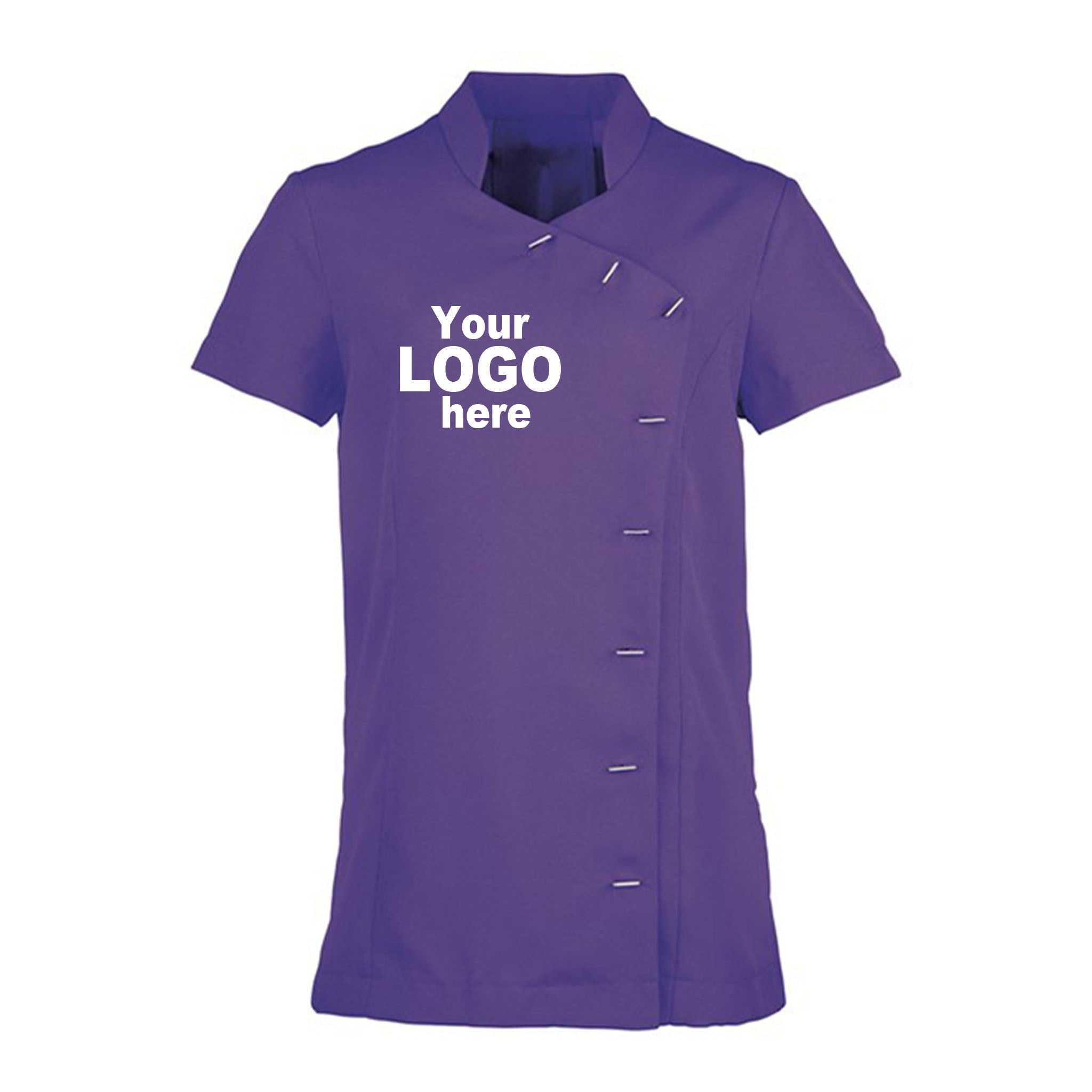 Custom Embroidered Orchid Beauty Tunic