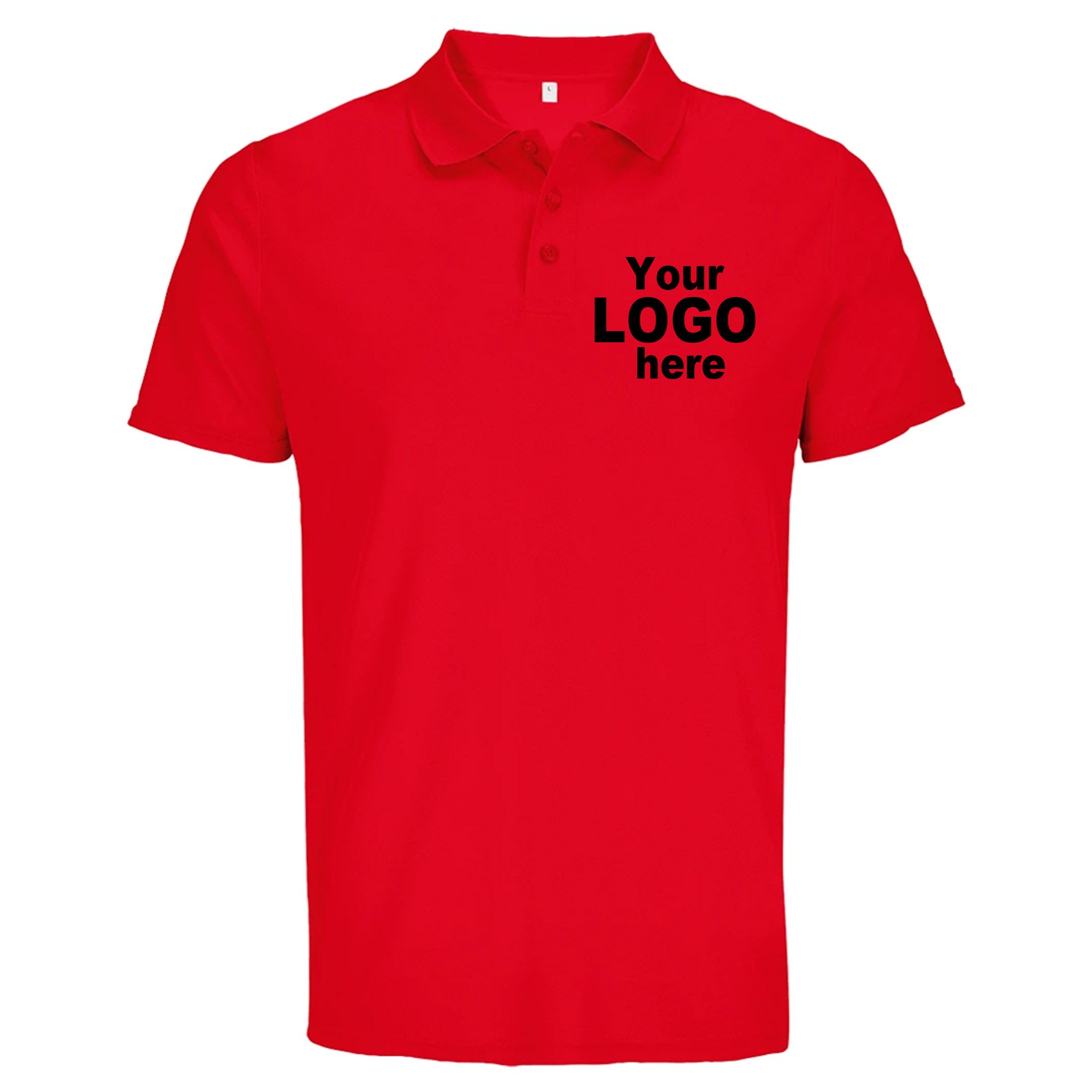 Custom Embroidered Sports Polo Shirt
