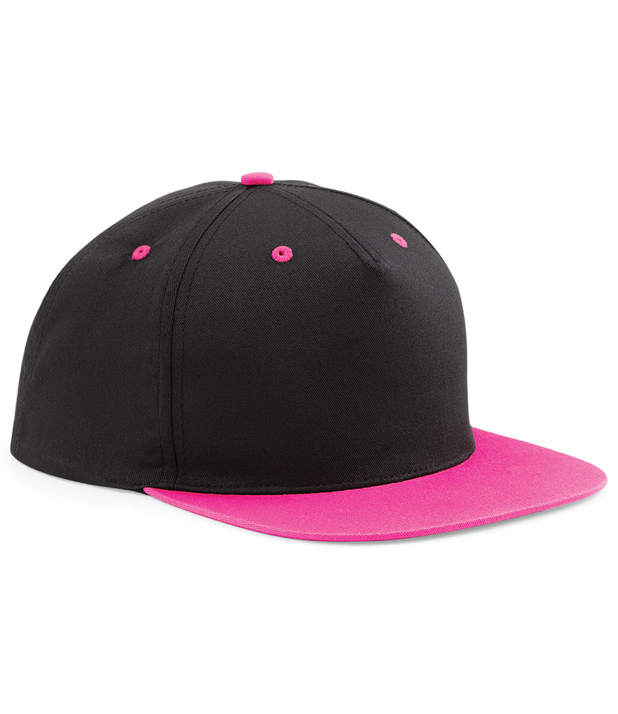 Custom Embroidered 5 Panel Contrast Snapback Cap